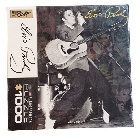 Elvis Presley europraphics Celebrities Jigsaw Puzzle Factory Sealed 1000 Pieces - Picture 1 of 7